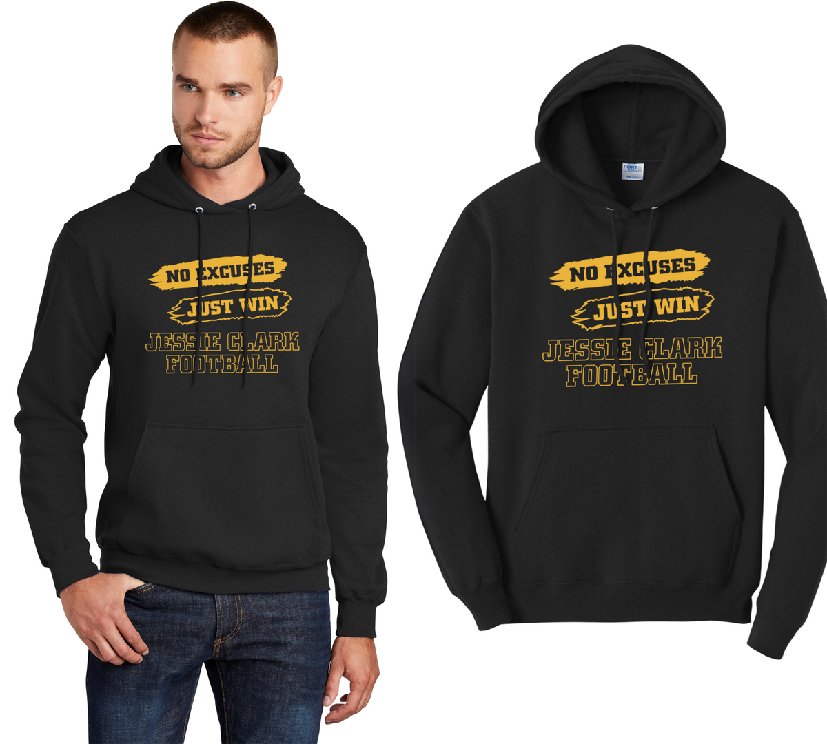 No Excuses, Just Win Hoodie
