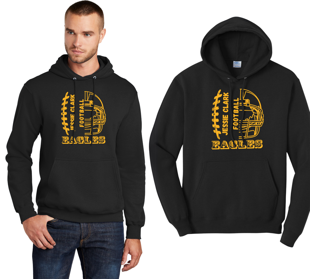 Eagles Helmet Design Hoodie