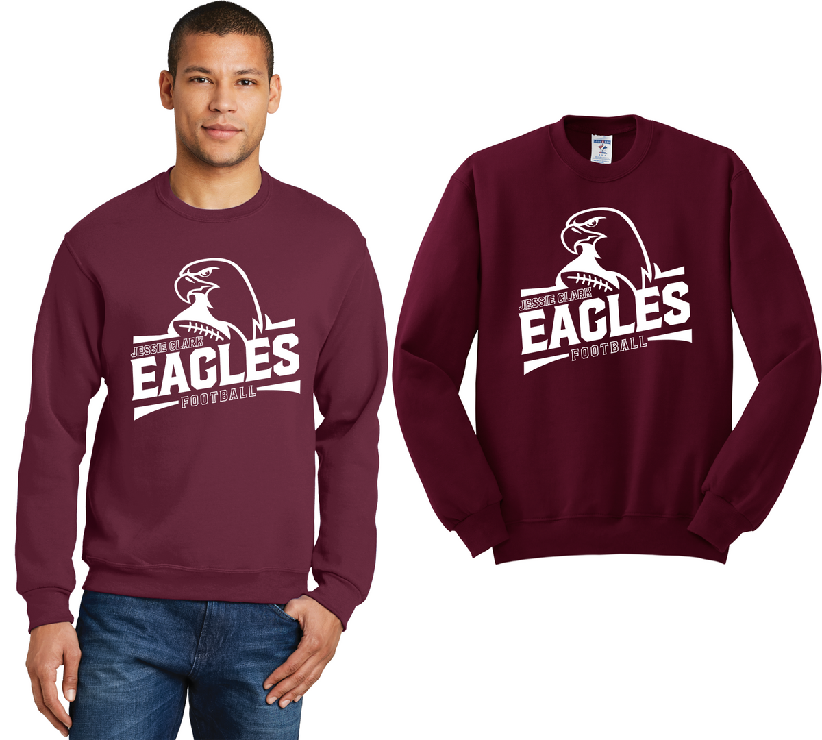 Eagles Bold Design Crewneck