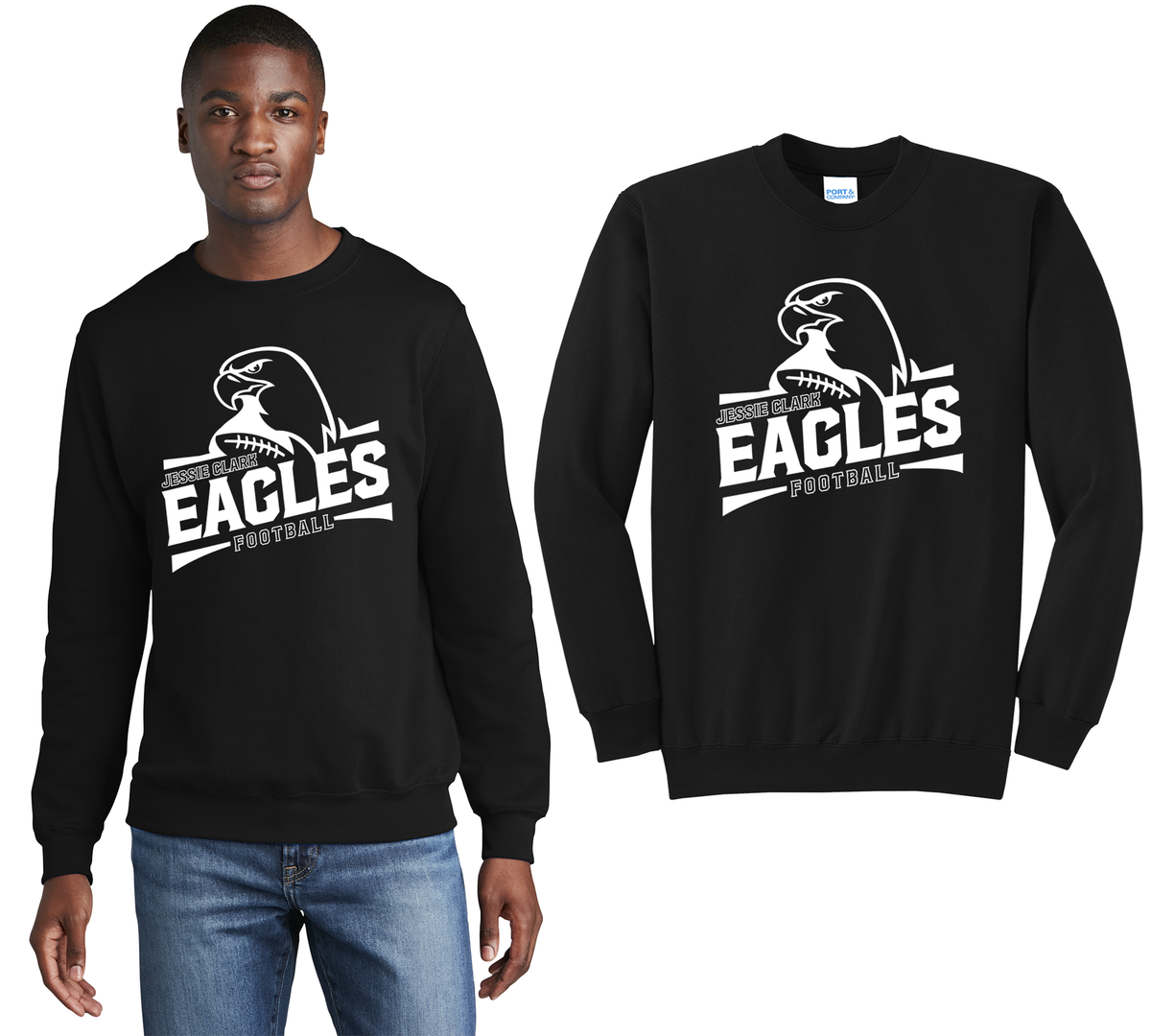 Eagles Bold Design Crewneck