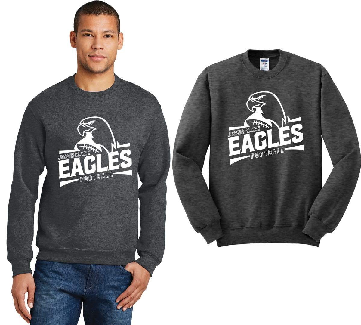 Eagles Bold Design Crewneck