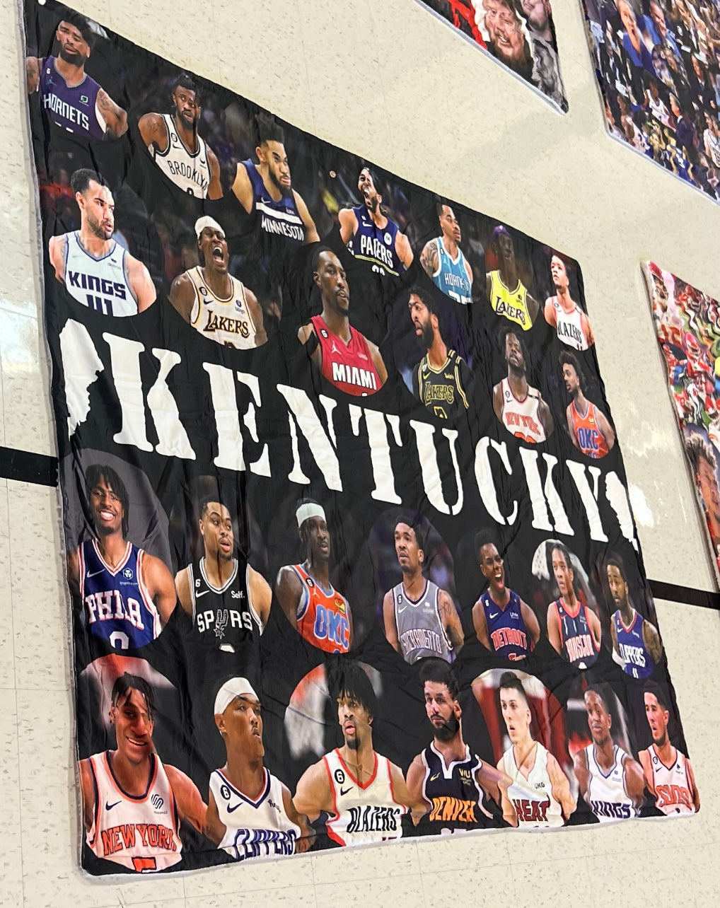 The Kentucky NBA Players Blanket