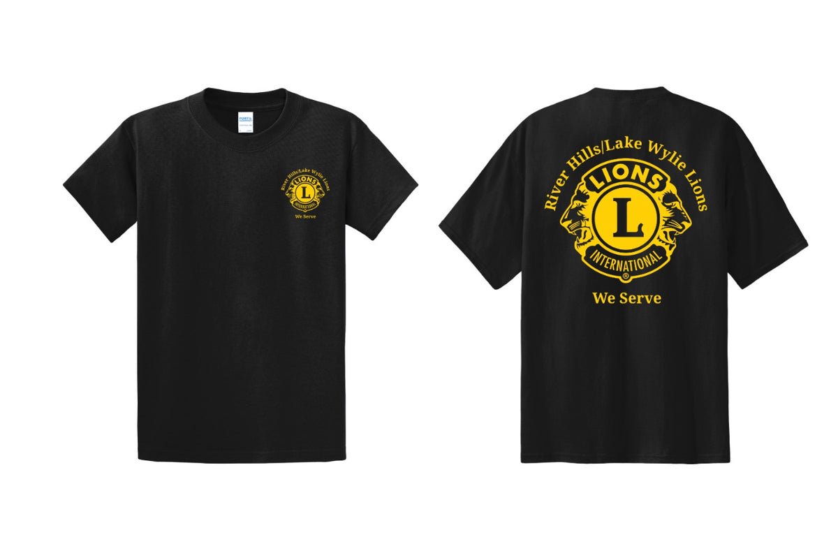 River Hills/Lake Wylie Lions - T-Shirt (Unisex) Black