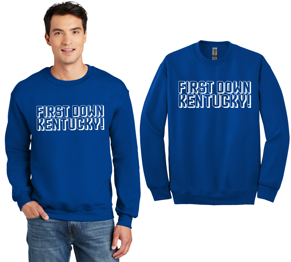 FIRST DOWN KENTUCKY! Crewneck