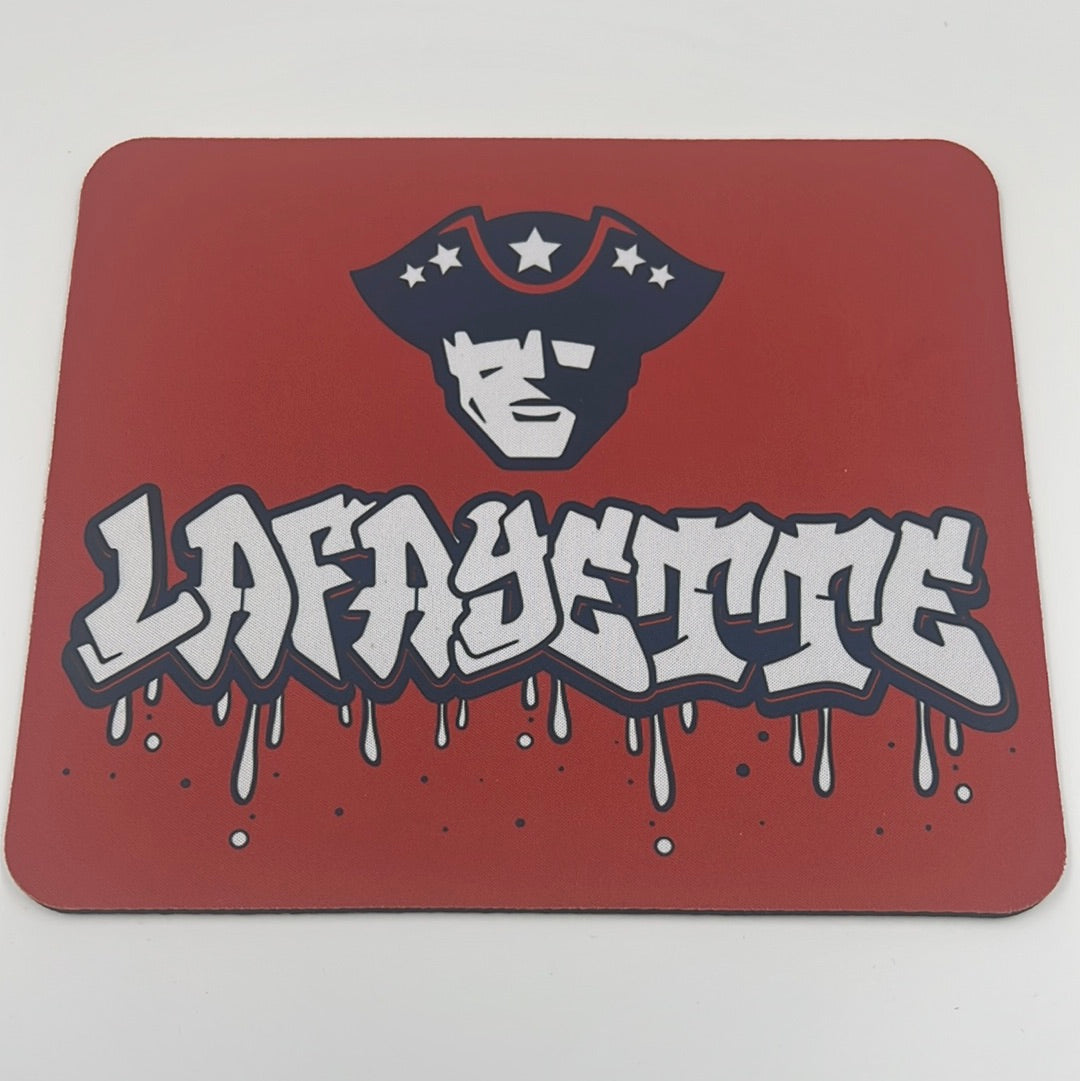 Lafayette General Drip Mouse Pad (Red)